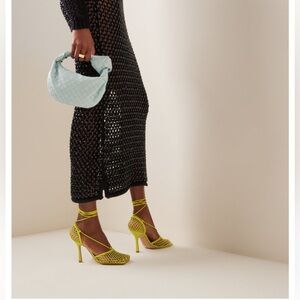 Bottega Veneta mesh stretch sandal, size 10, new in box